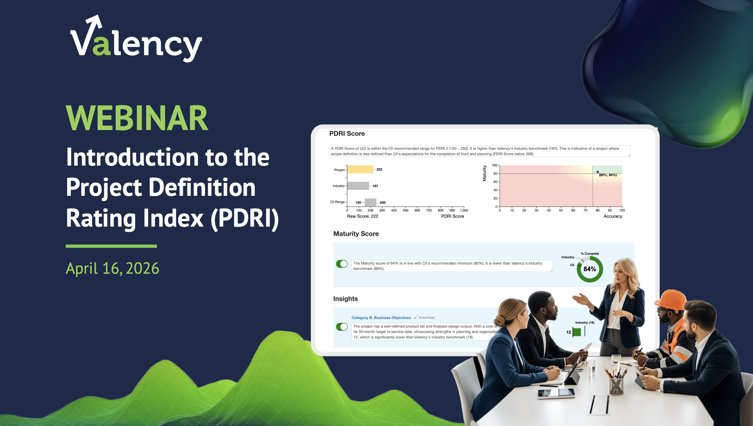 Webinar recap intro slide for Introduction to the Project Definition Readiness Index (PDRI) Explained